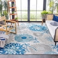 thumbnail image 1 of Safavieh Cabana Garnet Floral Outdoor Area Rug, 1 of 5