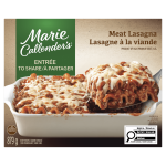 Marie Callender's Viande Lasagna Plat congelé, Repas copieux, Comprend les pâtes de tomates mûries à égratignures et à vigne, Fabriqué avec du boeuf et du porc, Viande Lazagna Plat gelé, 879g