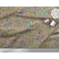 thumbnail image 2 of Soimoi Rayon Fabric Wreath & Dream Catcher Home Decor Print Fabric by The Yard 42 Inch Wide, 2 of 3