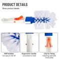 thumbnail image 3 of Swimming Pool Cleaner Handheld Brushes Bristles Spa Hot Tubs Cleaning Tool Pool Corner Step Ladder Shped Area Cleaner, 3 of 9