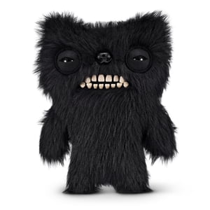 Fuggler Fart Face 9-inch Groupe Series 1 (Munch Munch – Noir long) par ZURU, Jouet en peluche drôle de monstre