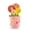 Pink, variant on Tyidzon Baking Tool-Handmades Flowers Ceramic Measuring Spoons With Boxed Gift Set