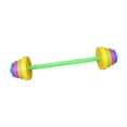thumbnail image 3 of Lipstore Ensemble de 2 Pcs d'Haltères pour Enfants Barre d'Haltère pour Garçons Filles Ensemble de Jeu Poignée 49 cm, 3 of 8