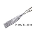 thumbnail image 3 of Home Textile Curtain Clearance 4Pcs Curtain Tassel Small Crystal Single Curtain Accessories Hanging Tie Rope Silver, Home Textile Curtain, 3 of 4