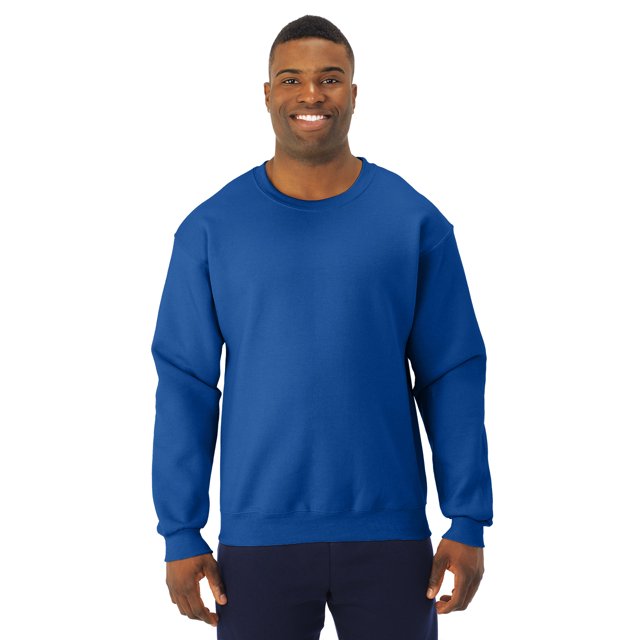 Jerzees Chandail Molletonné Ras du Cou NuBlend Super Sweats pour Hommes, 2X, Royal
