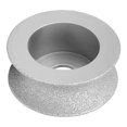 thumbnail image 2 of 73mm Round Edge Grinding Wheel, Concave Abrasive Wheel Disc, Vacuum Dry Wet Grooved  Grinding Wheel for Stone Ceramic Glass, 2 of 7