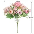 thumbnail image 4 of Meitianfacai Artificial Flowers, Artificial Peony Small Silk Flowers Fake Peonies Bouquet Rose Flower Arrangement Table Centerpiece for Dining Party Home Decoration, 4 of 4