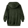 thumbnail image 5 of TIMIFIS Men's Heavyweight Fuzzy Sweatshirt Jacket Zip Up Coat Fashion Fleece Warm Jacket, 5 of 5