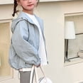 thumbnail image 4 of Sunnyoo Tween Girls Sun Protection Lightweight Outerwear Loose Fit Zipper Jacket, Sizes 2-16, 4 of 8