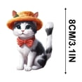 thumbnail image 3 of TopLLC 2PC Christmas Ideas Kittens Car Pendant Backpack Pendant license plate, 3 of 6
