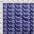 thumbnail image 3 of oneOone Rayon Blue Fabric Abstract Zigzag Fabric For Sewing Printed Craft Fabric By The Yard 56 Inch Wide, 3 of 4