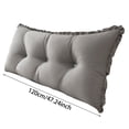 thumbnail image 3 of MKHSQHDG Clearance Rectangular Large Backrest Sofa Waist Soft Bedroom Bed Removable and Washable, 3 of 7