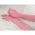 thumbnail image 4 of Unique Bargains Gants Résille Sans Doigts Longueur Coude pour Femmes 2 Paires, 4 of 4