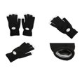 thumbnail image 2 of Flashing Gloves Glow 7 Mode LED Rave Light Finger Lighting Mitt Black, 2 of 4