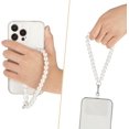 thumbnail image 2 of Giantree Universal phone Lanyard Mobile Phone Chain Beads with 2Pcs Back Patch Phone Pendant Wrist Strap Compatible with Most Cell Phones Mobile Phone Case, 2 of 5