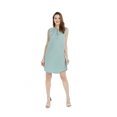 thumbnail image 1 of Robe Tunique Hawaïenne en Lin et Coton pour Femme, Herbe de Mer, m, 1 of 5