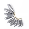 thumbnail image 1 of TopOne Raindrop Streamlined Shape Fishing Weights Fishing Lead Sinker For Bottom Fishing Sea Fishing, 1 of 7