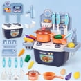 thumbnail image 1 of LSLJS Ensemble de Cuisine avec Accessoires - Mini Ensemble de Cuisine avec Sortie d'Eau Réaliste - Jeux d'Intérieur Ensemble de Jeu de Cuisine - Jouets pour Tout-Petits Enfants et Filles, Jouets pour Enfants, 1 of 7