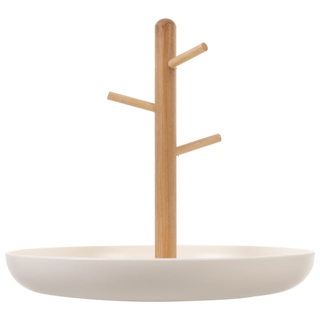 Shisuyan Tabletop Jewelry Holder Key Stand Jewelry Display Stand Headdress Storage Tray