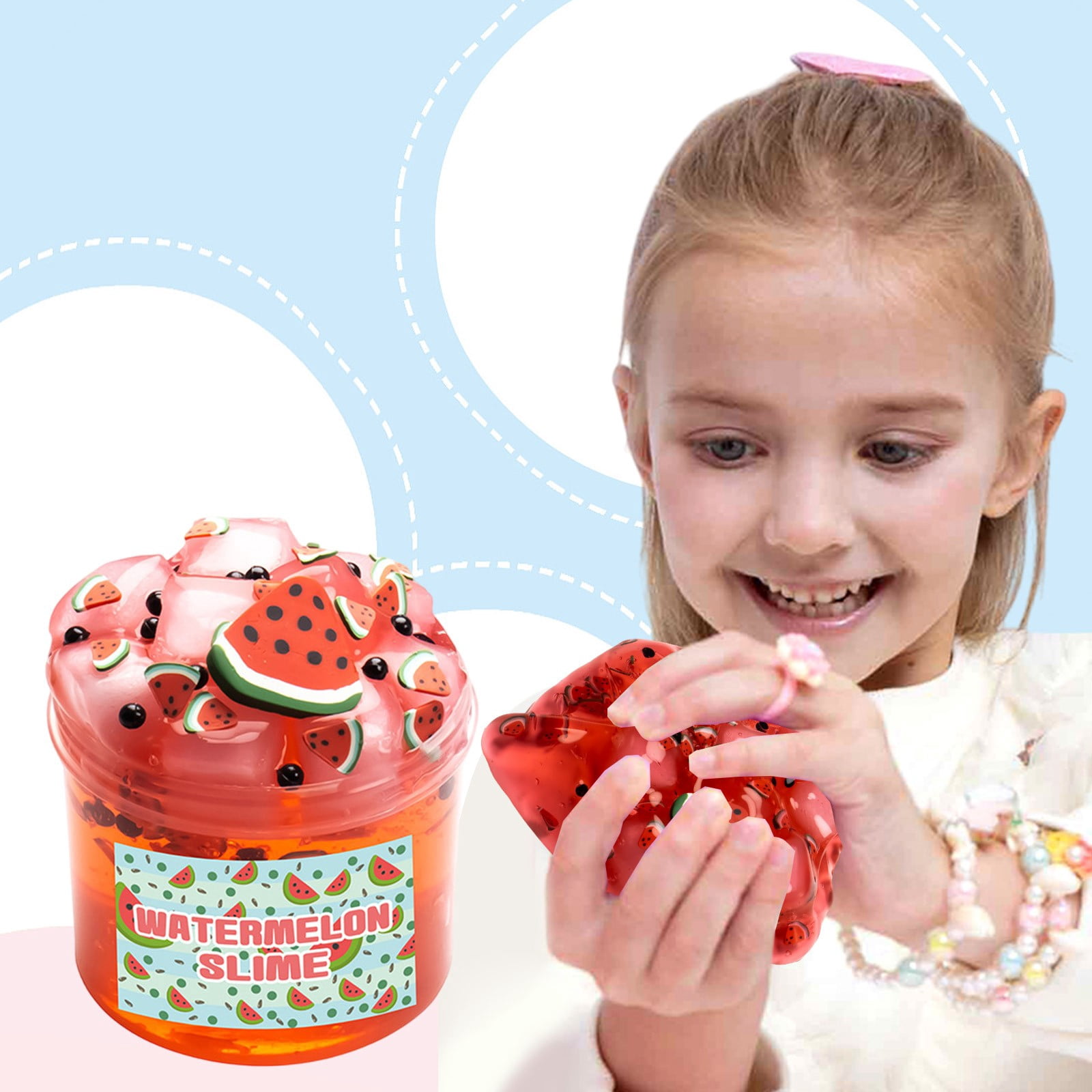 70ml Fruit Crystal Mud Colored Clays Toy DIY Noodles Mud Creatives Handmade Clays
