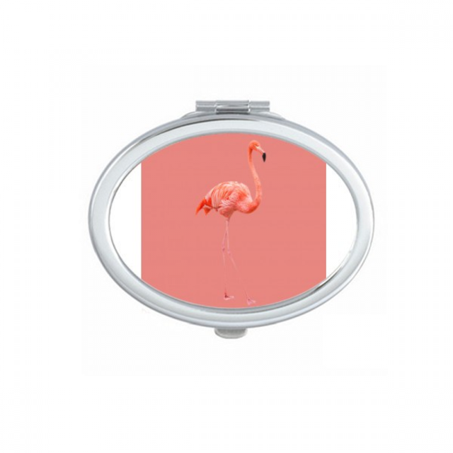 Flango Miroir de Mode Rouge Portable Pliable Main Maquillage Double Face