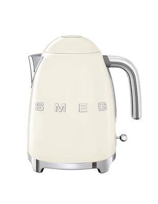 Smeg KLF03GRUS 50's Retro Style Aesthetic Electric Kettle with Embossed Logo, Grey (Grey)