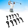 thumbnail image 4 of Iron Head Cover Set, 10 Pcs Protective Printed Numbers  Club Headcovers  For Entertainment Yellow,White,Green White,Black Orange, 4 of 8