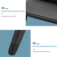 thumbnail image 4 of Screen Top Shelf Portable Wear-resistant New-style Bright Exquisite Appearance Professional Use Long Service Life Storage Rack Black Small, 4 of 6