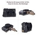 thumbnail image 4 of Étui de Protection pour Appareil Photo Numérique en Cuir PU Sac de Rangement pour Appareil Photo avec, 4 of 8