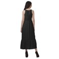 thumbnail image 4 of Moomaya Robe Maxi Sans Manches à Col Licou Imprimée avec Fente avant Robe d'Été pour Femme, 4 of 4