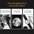 thumbnail image 2 of Garosa Remontoir de Montre pour 4 Montres Automatiques + Boîtier de Rangement pour Montre à 6 Compartiments Moteur Silencieux Rotation Multiple, Remontoir Automatique, Remontoir de Montre 4, 2 of 7