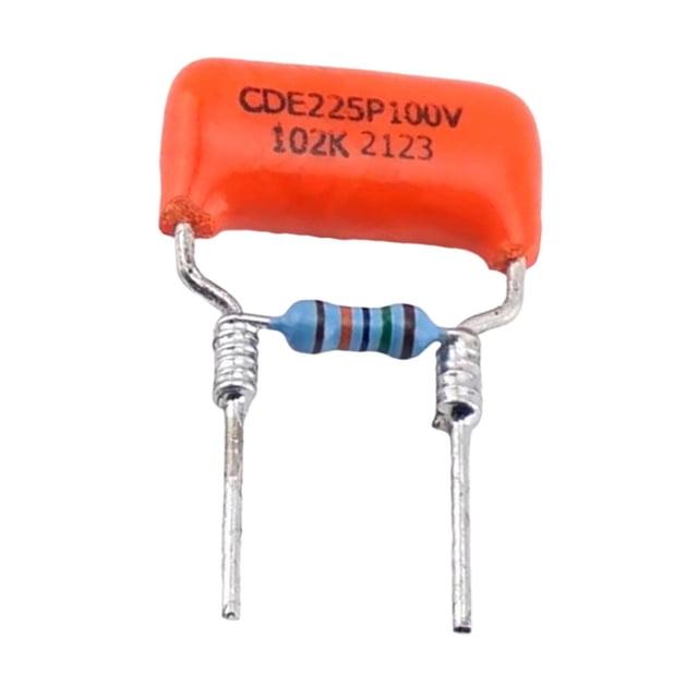 Bunblic Electric Guitar Treble Bleed Compensation Stable Multiuse Capacitor and Resistor Set for Musical Instrument Bass Replacements Type D