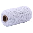thumbnail image 1 of Meitianfacai Macrame Cord Macrame Rope, DYI Macrame Yarn 3 mm x 100 m Decorative Warp Cotton for Knitting Crafts, 1 of 1