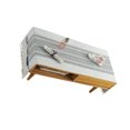 thumbnail image 3 of Cotton Linen Tablecloth Rectangular TV Cabinet Coffee Desktop Fringe Waterproof Table Cloth for Dining Hall Garden 50*145cm Island/Light gray, 3 of 9