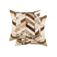 thumbnail image 2 of TORINO CHEVRON COWHIDE PILLOW 18"X18" 2-PACK, 2 of 2