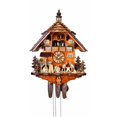 thumbnail image 1 of Cuckoo Clock Black Forest house with moving wood sawers and mill wheel, 1 of 3