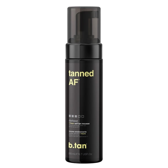B.Tan Tanned AF 1 Hour Express Self Tan Mousse 6.7 fl oz