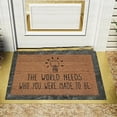 thumbnail image 3 of Welcome Mat Coir Door Mats Outdoor Entrance Rug Floors Welcome Mat Natural Door Mat Rustic Welcome Floor Mat All-Weather Quick Drying, Low Profile Doormat Indoor, Patio Porch Entryway Mat, 16x24 Inch, 3 of 4