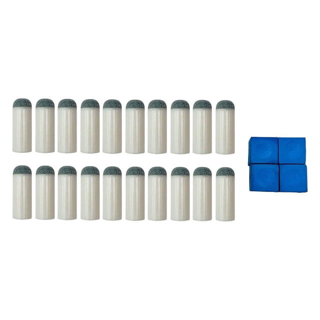 Lipstore 20x Embouts de Queue de Billard pour Adultes Installation Facile 9 mm