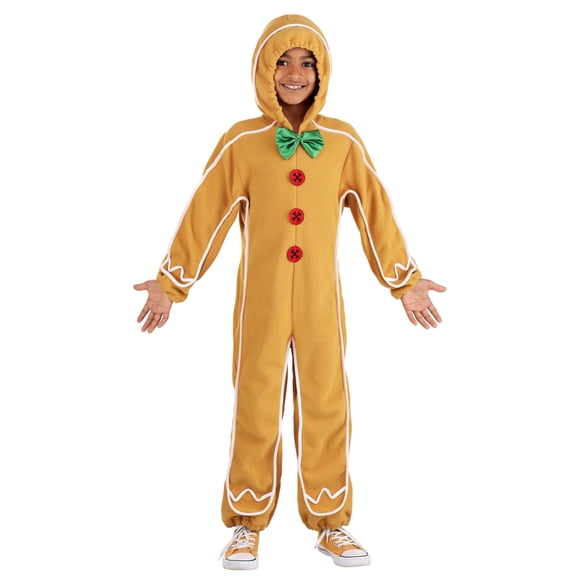 Gingerbread Man Onesie Kid's Costume
