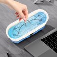 thumbnail image 1 of LSLJS Multifunctional Eye Cleaning Machine, Portable Household Eyeglass Cleaner, Suitable for Jewelry, Jewelry, Glasses, Watches, Razors, Braces, Glasses Cleaning, 1 of 6