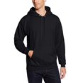 thumbnail image 4 of Hanes Mens ComfortBlend EcoSmart Pullover Hoodie Sweatshirt, M, Black, 4 of 5