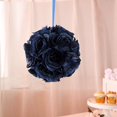 thumbnail image 1 of CHOK 2 Pack | 7” Mauve Flower Ball Silk Rose Pomander Kissing Ball, 1 of 11