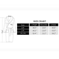 thumbnail image 5 of U2SKIIN Mens Fleece Robe with Hood, Mid Length Plush Shawl Collar Two Tone Bathrobe,(Black/Dark Red,S-M), 5 of 5