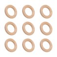 thumbnail image 1 of Wooden Rings, Sturdy Beech 30Pcs Macrame Rings  For DIY 4cm/1.6in,5cm/2.0in, 1 of 8