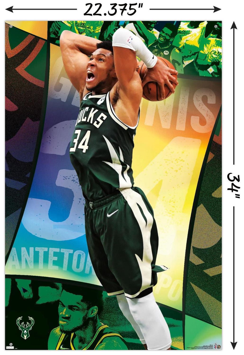 NBA Milwaukee Bucks - Giannis Antetokounmpo 21