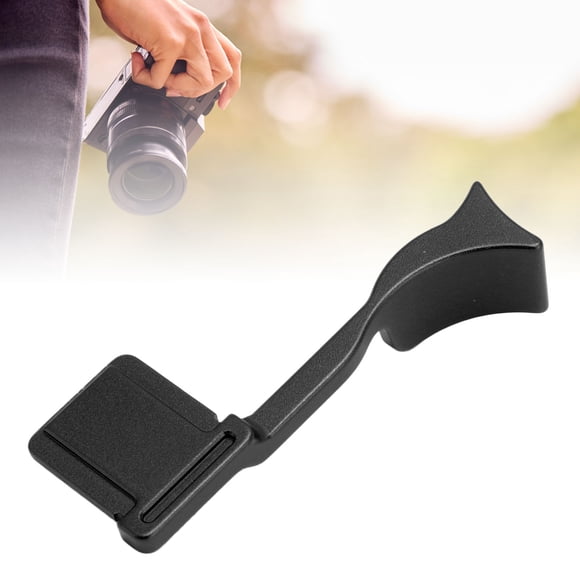 Thumb Grip with Hot Shoe Cover for - Aluminum Alloy Camera Thumb Up Grip for Enhanced Comfort and Stability in Photography