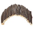 thumbnail image 2 of Peahefy Wooden Arch Bridge Pet Arch Bridge, Hamster Ladder, Small Pets For Hamster, 2 of 8