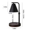 thumbnail image 3 of EQWLJWE Desk Lamps for Bedroom,Bedside Table Lamp for Bedroom,Candle Warmer Lamp,No Flame Electric Candle Wax Melting Lamp,Adjustable Brightness Warmer Lamp for Home Bedroom Decor Table Light, 3 of 6
