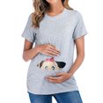 thumbnail image 1 of LSLJS Women's Nursing Tops Short Sleeve Breastfeeding Clothes, Maternity Summer Clothes, 1 of 7